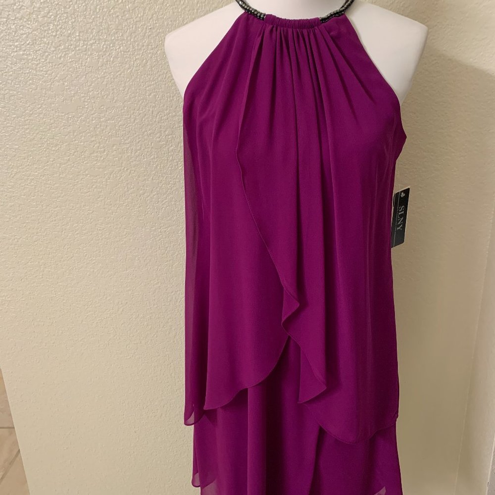 SLNY Fashions Fuchsia Dress